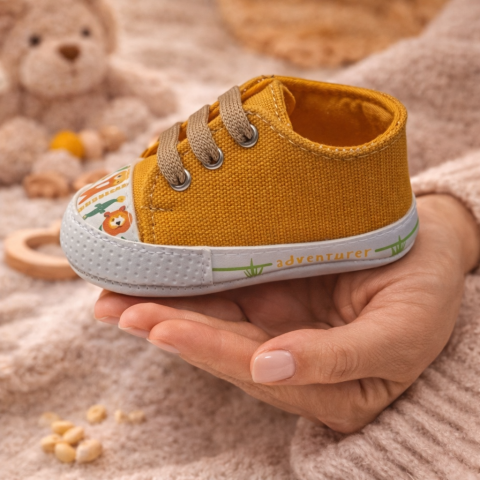 Tenisi galbeni bebe imprimeu safari - Pattini [2]