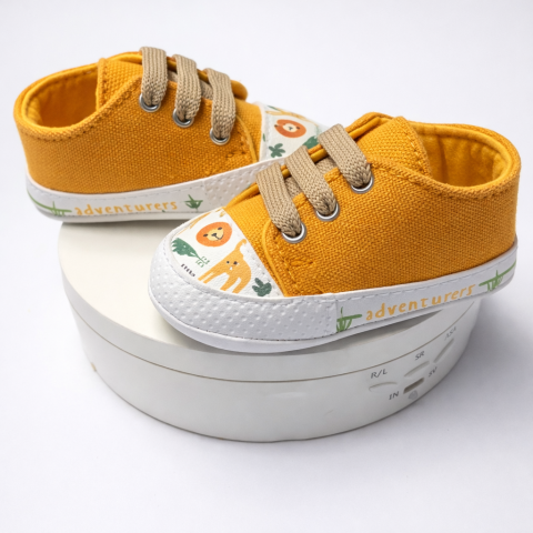 Tenisi galbeni bebe imprimeu safari - Pattini [3]