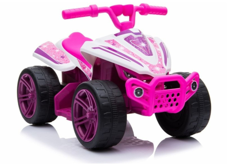 Vehicule electrice copii - Mini ATV Electric pentru Copii TR1805, Alb-Roz