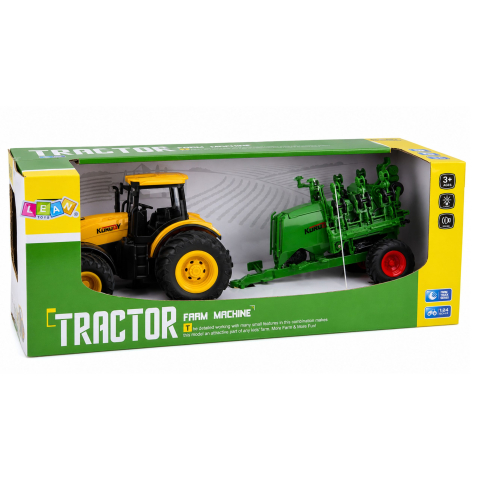 Tractor agricol cu semanatoare si cultivator, lumini si sunete, 1:24, 3 ani+ [5]