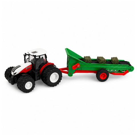 Tractor cu telecomanda si banda transportoare de baloti 1:24, 3 ani+ [1]