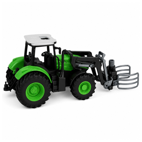 Tractor cu telecomanda si cleste pentru baloti 1:24, 3 ani+ [2]