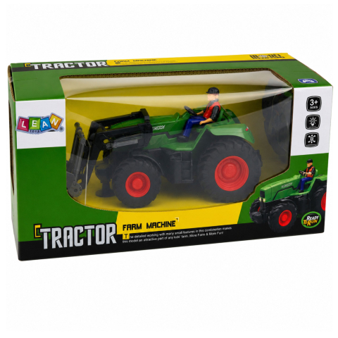 Tractor cu telecomanda si cupa cu figurina fermier 1:24, 3 ani+ [5]