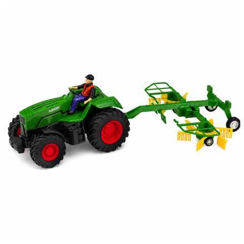 Tractor cu telecomanda si grebla pentru fan 1:24, 3 ani+ [1]