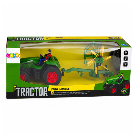 Tractor cu telecomanda si grebla pentru fan 1:24, 3 ani+ [6]