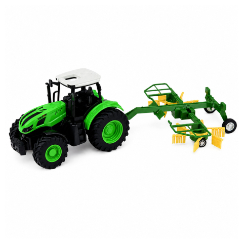 Tractor cu telecomanda si Grebla RC Lumini LED 1:24, 3 ani+ [1]