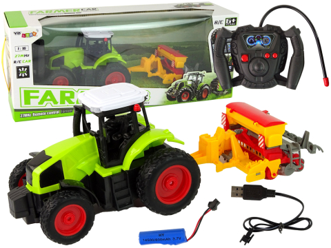 Jucarii cu telecomanda (RC) - Tractor cu telecomanda si presa de balotat 1:16, 6 ani+