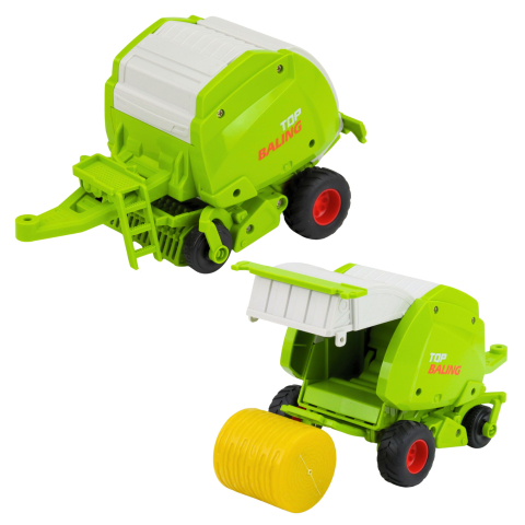 Tractor cu telecomanda si presa de balotat 1:24, 3 ani+ [4]