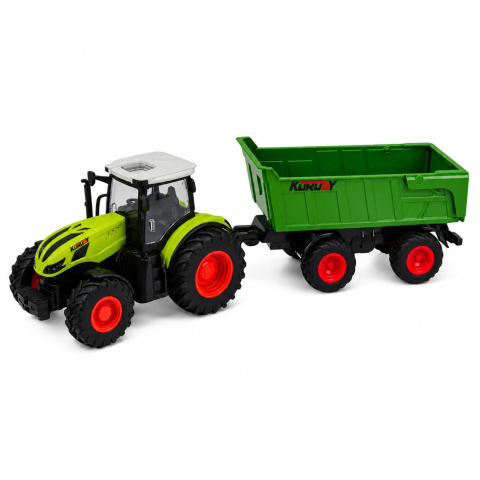 Tractor cu telecomanda si remorca basculanta 1:24, 3 ani+ [1]
