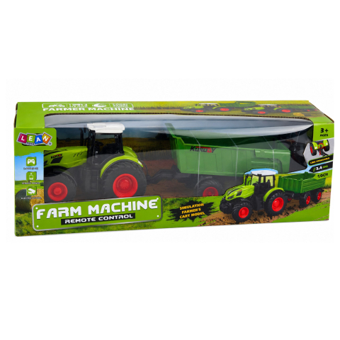 Tractor cu telecomanda si remorca basculanta 1:24, 3 ani+ [6]