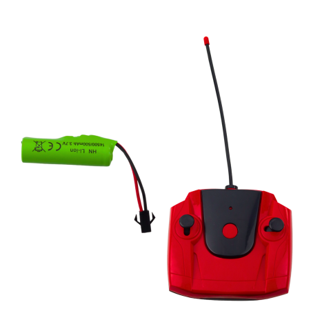 Tractor cu telecomanda si remorca Lean Toys Verde, 3 ani+ [4]