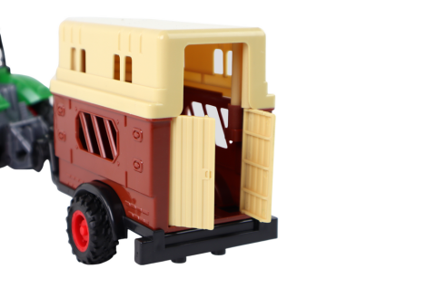 Tractor cu telecomanda si remorca pentru animale 1:24, 3 ani+ [3]
