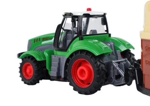 Tractor cu telecomanda si remorca pentru animale 1:24, 3 ani+ [2]