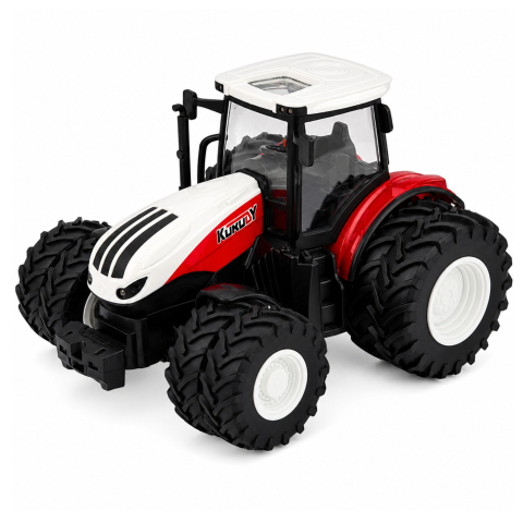 Tractor cu telecomanda si remorca plus figurina vaca 1:24, 3 ani+ [2]