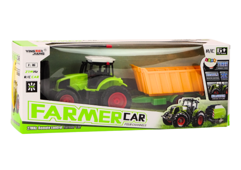 Tractor cu telecomanda si remorca RC 1:16, 6 ani+ [3]