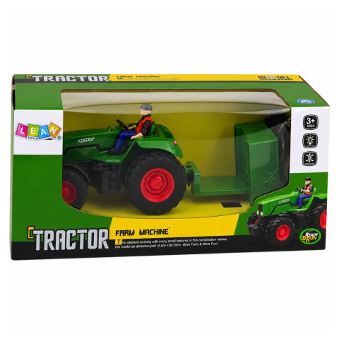 Tractor cu telecomanda si remorca tip box Farmer 1:24, 3 ani+ [5]