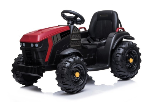 Tractor electric cu remorca BDM0925 Rosu 12V pentru copii, 3 ani+ [1]