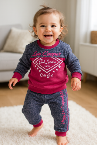 Treninguri fete - Trening Fetite Lee Cooper Cute Girl