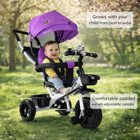 tricicleta-copii-pro300-mov-roti-eva-copertina-maner-parental-Bebelul [2]