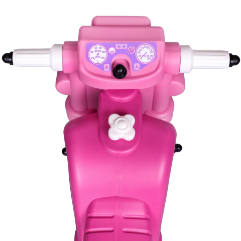 Tricicleta fara pedale CROSS roz pentru copii tip ride-on [2]