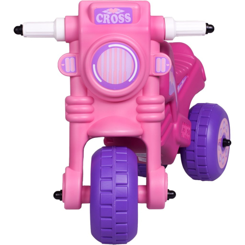 Tricicleta fara pedale CROSS roz pentru copii tip ride-on [5]