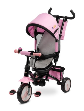 Tricicletă TOYZ Timmy 5 în 1 – Evolutivă, cu Mâner, Scaun Rotativ și Roți EVA (1–5 ani) [0]