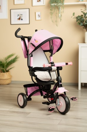 Tricicletă TOYZ Timmy 5 în 1 – Evolutivă, cu Mâner, Scaun Rotativ și Roți EVA (1–5 ani) [2]