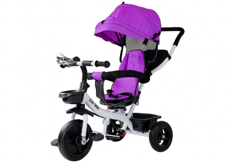 Jucarii exterior - tricicleta-copii-pro300-mov-roti-eva-copertina-maner-parental-Bebelul
