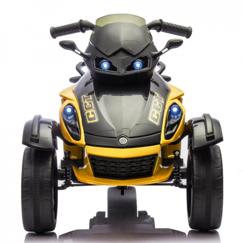 Trike electric copii XB1078 – 2 Motoare 12V, MP3, Lumini LED [3]