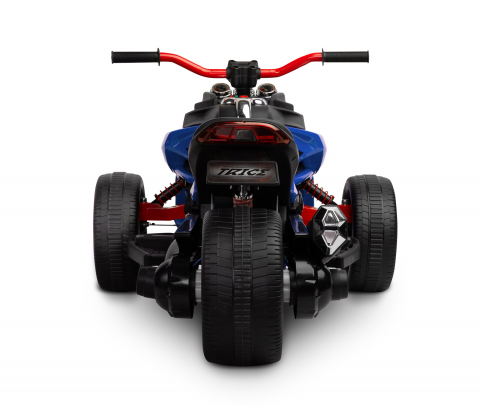 Trike electric cu 2 motoare, panou multimedia cu USB si Bluetooth [6]
