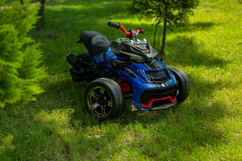 Trike electric cu 2 motoare, panou multimedia cu USB si Bluetooth [0]