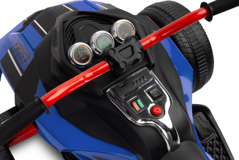 Trike electric cu 2 motoare, panou multimedia cu USB si Bluetooth [4]