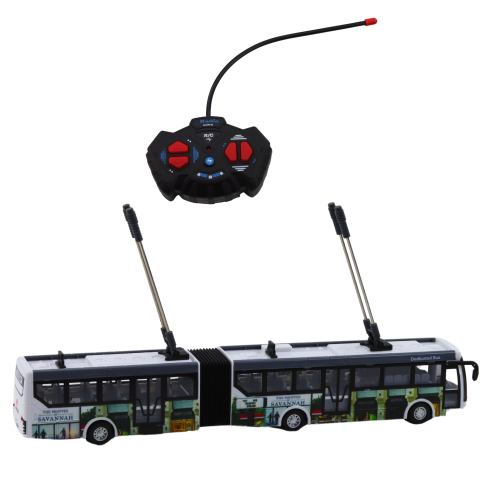 Troleibuz cu telecomanda City Trolleybus cu lumini, 3 ani+ [2]