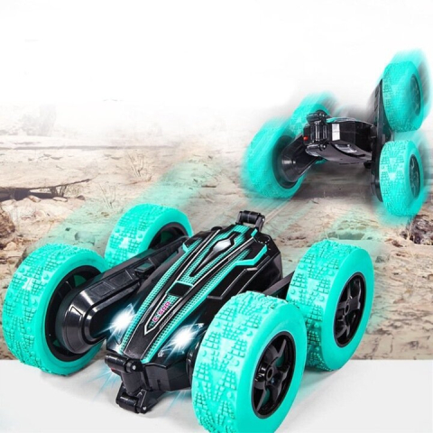 Twister Stunt Car RC cu Telecomanda si Control Gestual, LED, Cascadorii 360 [3]