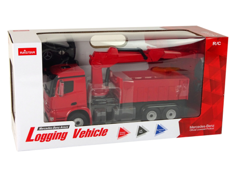 Utilaj constructii cu telecomanda Mercedes Rastar Grapple Truck, 6 ani+ [6]