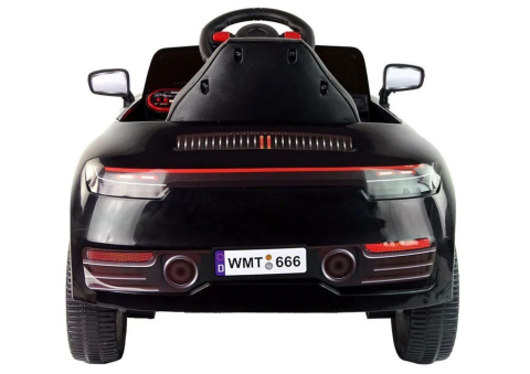 Vehicul Electric WMT-666 Black, Motoare 2x45W, Telecomandă [4]