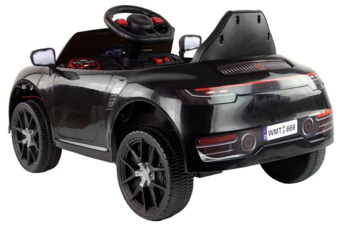 Vehicul Electric WMT-666 Black, Motoare 2x45W, Telecomandă [3]