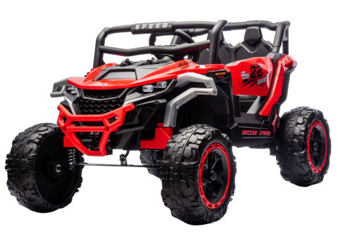 Vehicul electric M1 Roșu, tracțiune 4x4, Bluetooth [1]