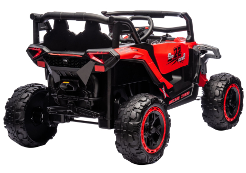 Vehicul electric M1 Roșu, tracțiune 4x4, Bluetooth [2]