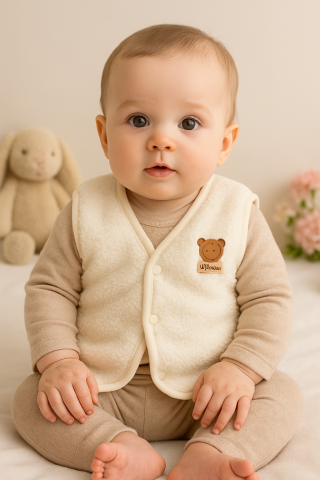 Imbracaminte - Vesta WELSOFT 100% bumbac, ALB