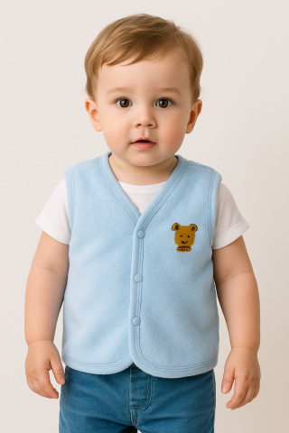 Veste - Vesta WELSOFT 100% bumbac, ALBASTRU