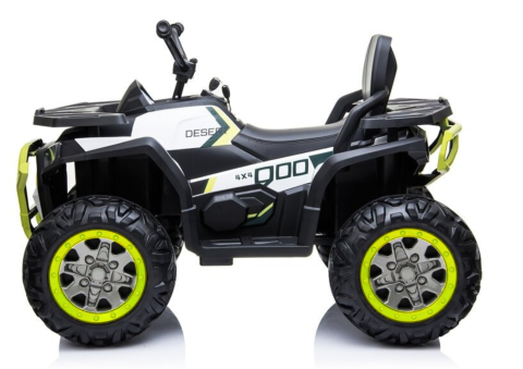 ATV Electric pentru Copii Quad XMX607, Motor 4x45W, Alb [3]