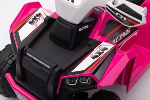 ATV electric cu remorcă XMX630T Pink, Bluetooth, Roz [11]