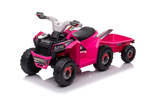 ATV electric cu remorcă XMX630T Pink, Bluetooth, Roz [3]