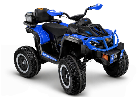 Vehicule electrice copii - ATV Electric pentru Copii Quad XW-08 Blue, 4x4, Motoare 4x45W, Roți EVA