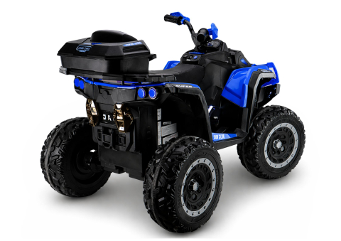 ATV Electric pentru Copii Quad XW-08 Blue, 4x4, Motoare 4x45W, Roți EVA [6]