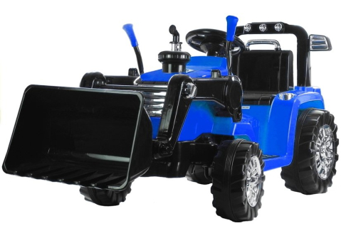 Tractor Electric pentru Copii ZP1005 Albastru cu Telecomandă [3]