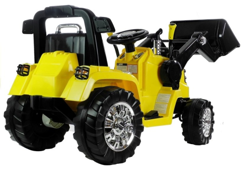 Tractor Electric pentru Copii ZP1005 Galben cu Telecomandă [4]