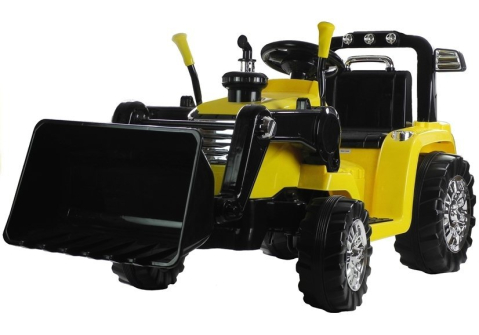 Tractor Electric pentru Copii ZP1005 Galben cu Telecomandă [3]