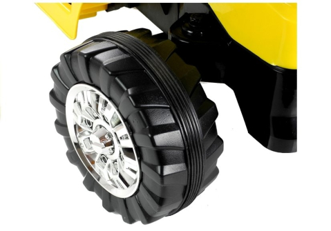 Tractor Electric pentru Copii ZP1005 Galben cu Telecomandă [10]
